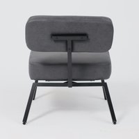 Интерьерное кресло AksHome Aspen (экокожа винтажный черный WATUSI 16/черный)