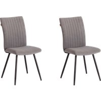 Стул TetChair Monte Carlo Trend (велюр, серый/черный, 2 шт)