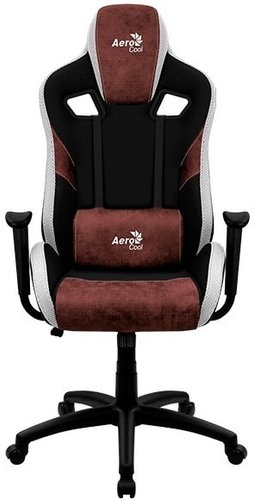 Игровое (геймерское) кресло AeroCool Count Burgundy Red (черный/красный)