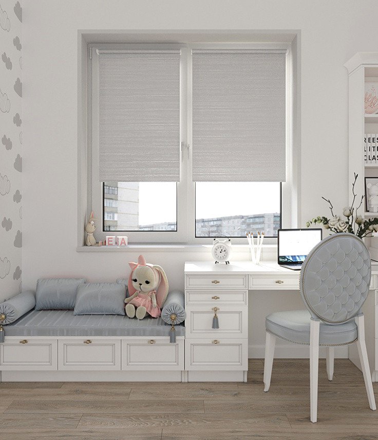 

Рулонные шторы Legrand Гелакси 98x175 (серебро)
