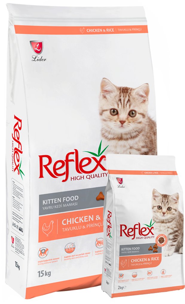 

Сухой корм для кошек Reflex Kitten Food with Chicken 15 кг