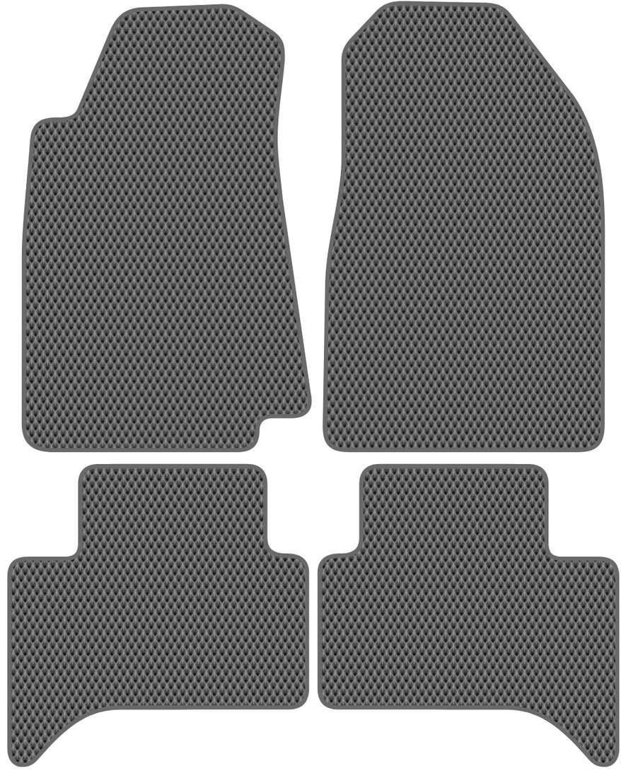 

Комплект ковриков для авто Alicosta Chevrolet TrailBlazer II (suv / GM800) 2012 - 2015 (серый, ромб)