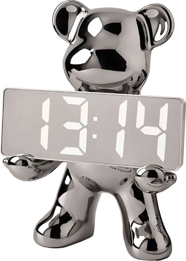 

Настольные часы Merry Bear Home Decor Violent Bear Серебро 50006071