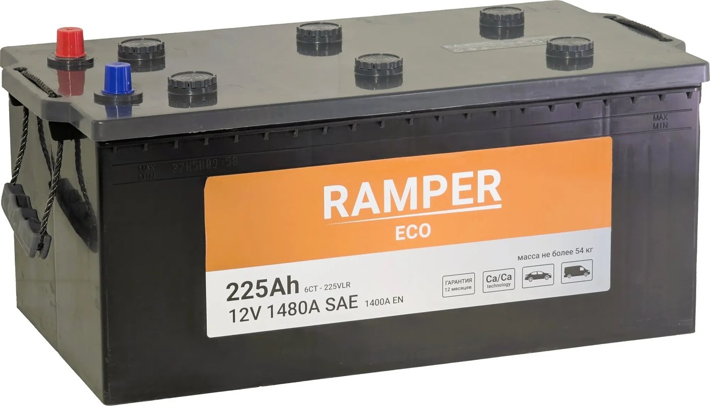 

Автомобильный аккумулятор Ramper Eco L+ (3) Евро (225 А·ч)