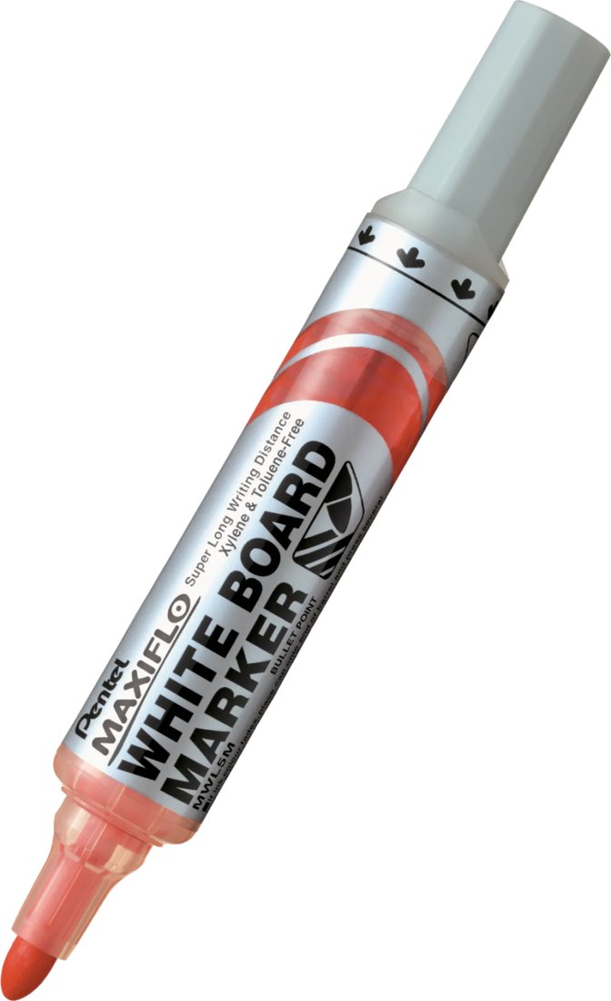 

Маркер Pentel Maxiflo MWL5M-BO (1 шт, красный)