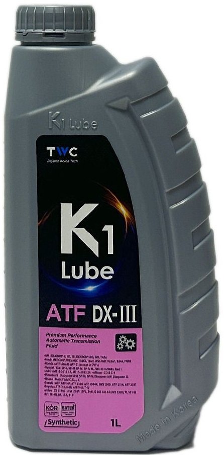 

Трансмиссионное масло K1 Lube ATF DX-III 1л