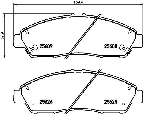 

Textar 2560801