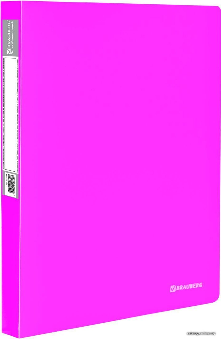 Папка для бумаг BRAUBERG Neon 227454 (розовый)