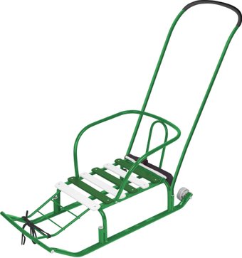 Санки Nika Тимка 5 Комфорт+ Т5К+/З (зеленый)