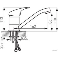 Смеситель Ferro One BFO2A