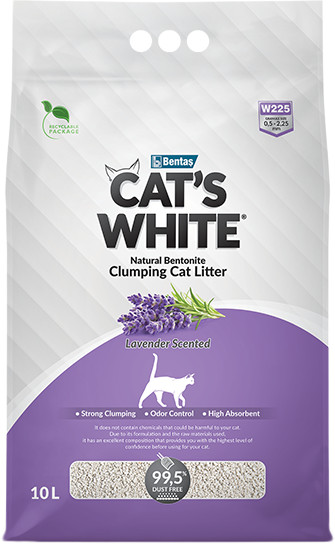 

Наполнитель для туалета Cat's White Lavender Scented 10 л