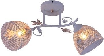 

Люстра средней высоты Mirastyle MH-5008B/2 WH+FGD