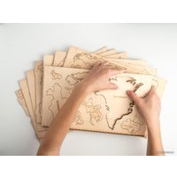 Пазл Woodary Карта мира на английском языке XL 3200