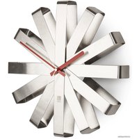 Настенные часы Umbra Ribbon (серебристый)