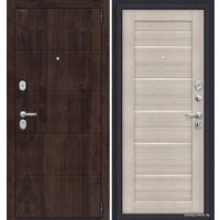 Металлическая дверь el'Porta Porta S 4.П22 (Almon 28/Cappuccino Veralinga)