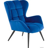 Интерьерное кресло Halmar Tyrion (темно-синий/черный)