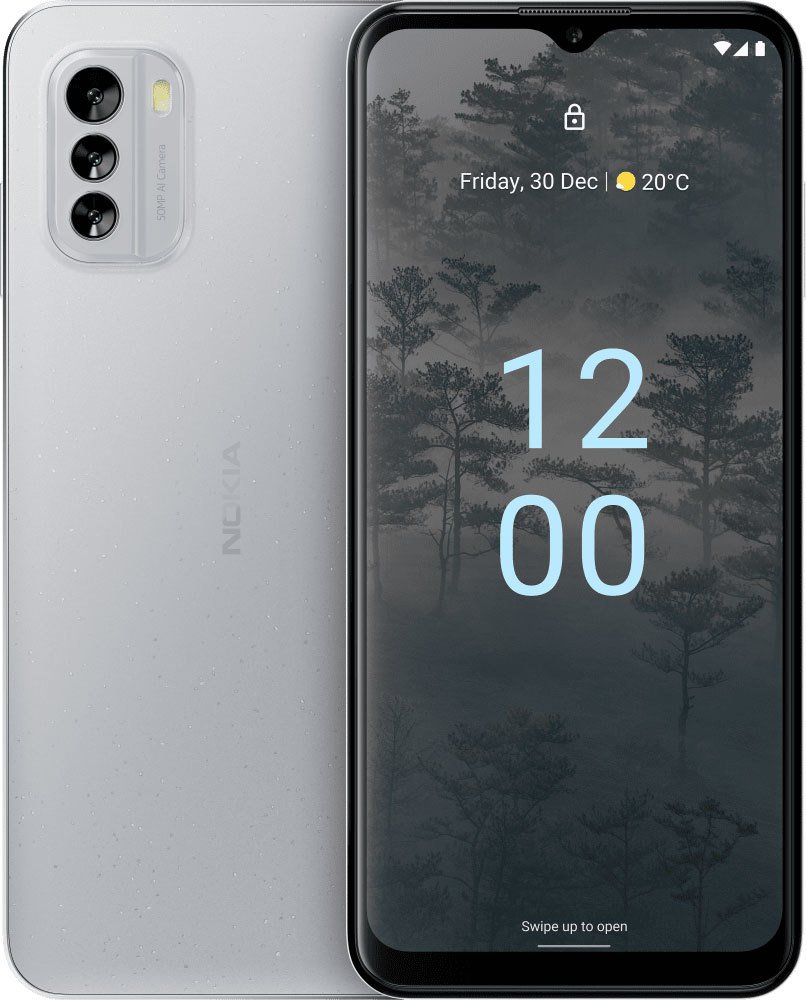 

Телефон Nokia G60 6GB/128GB (ледяной серый)