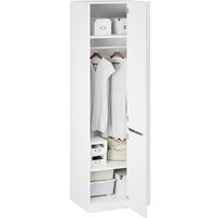 Шкаф распашной Трия Глосс 580 СМ-319.07.006 (белый жемчуг/белый глянец)