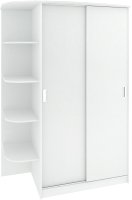 Шкаф-купе Кортекс-мебель Лагуна ШК04-00 левая консоль (белый)