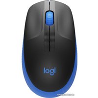 Мышь Logitech M190 (черный/синий)