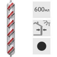 Герметик Soudal Soudaflex 40FC 600 мл (черный)