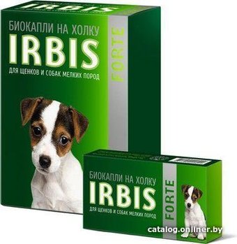 Капли от блох и клещей Irbis Forte для щенков и собак мелких пород (1 шт)