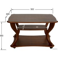 Журнальный столик Калифорния мебель Маэстро СЖ-02 (орех)