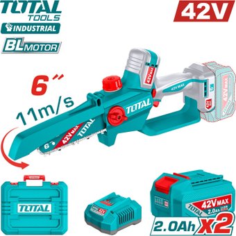 Аккумуляторная пила Total TGSLI42681 (с 2-мя АКБ, кейс)
