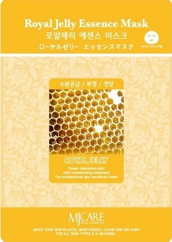  Mijin Маска тканевая с концентратором маточного молочка (23 г)