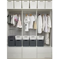 Коробка для хранения Violet Лофт с крышкой 6911106 (белый)