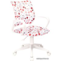 Компьютерное кресло Бюрократ KD-W4 1691599 (белый аниме/пластик белый)