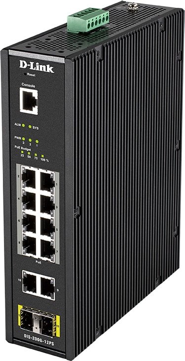 

Управляемый коммутатор 2-го уровня D-Link DIS-200G-12PS/A1A