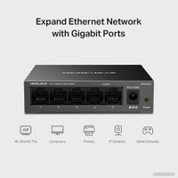 Неуправляемый коммутатор Mercusys MS105GS