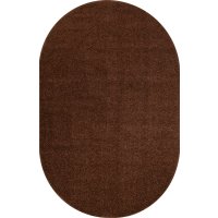 Ковер для жилой комнаты Merinos Lana T600-OVAL-BROWN (2x3)