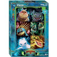 Пазл Step Puzzle Как приручить дракона - 3 94088 (160 эл)