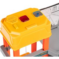 Детские автотреки, трассы Labalu 3-уровневый с дорогой и автомобилями P9488A-1 (желтый, 2 машинки)