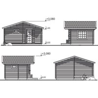 Русская баня Банилюкс Б-2 3x5 м