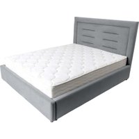 Кровать Krones Афина Мод.1 (велюр, серый)