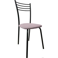 Стул Лидмаш SO-02 (черный/розовый)