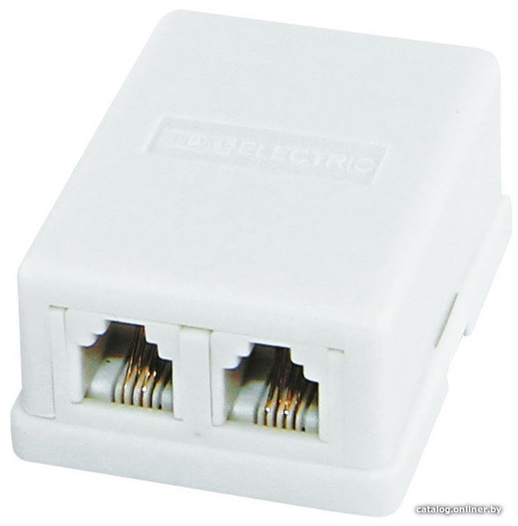 Розетка телефонная TDM Electric SQ1809-0002