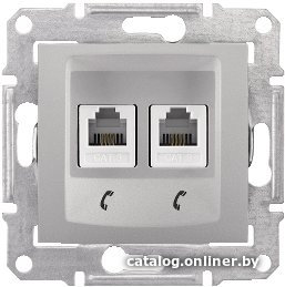 Розетка телефонная Schneider Electric Sedna SDN4201160