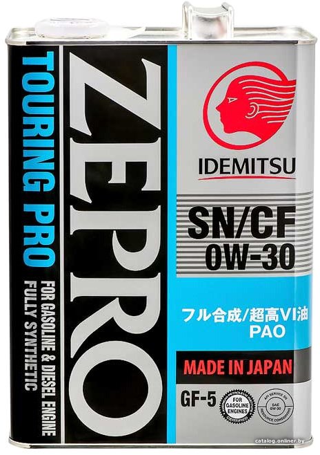 Моторное масло Idemitsu Zepro Touring Pro 0W-30 4л