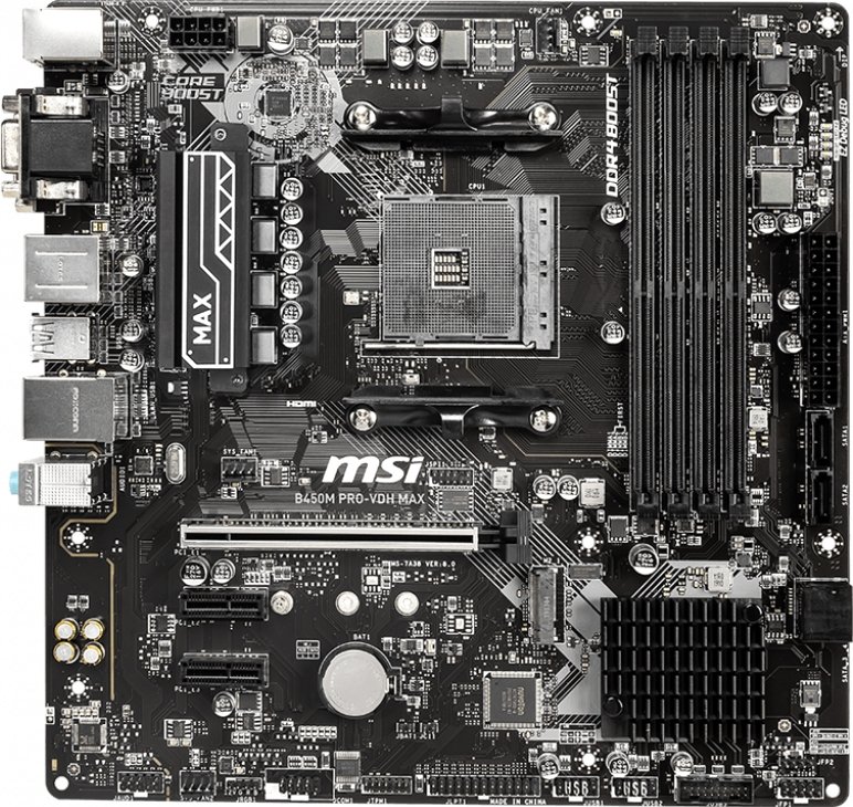 

Материнская плата MSI B450M PRO-VDH MAX