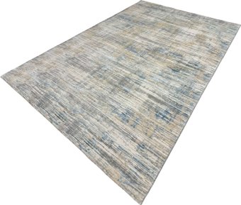 Ковер для жилой комнаты Radjab Carpet Амальфи Прямоугольник A3580A 13622 (1.6x3, Ivory/L.Bule)