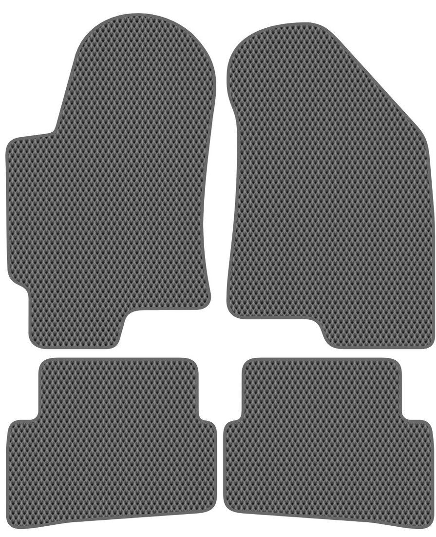 

Комплект ковриков для авто Alicosta Hyundai Coupe II (купе / GK) 2002 - 2006 (серый, ромб)