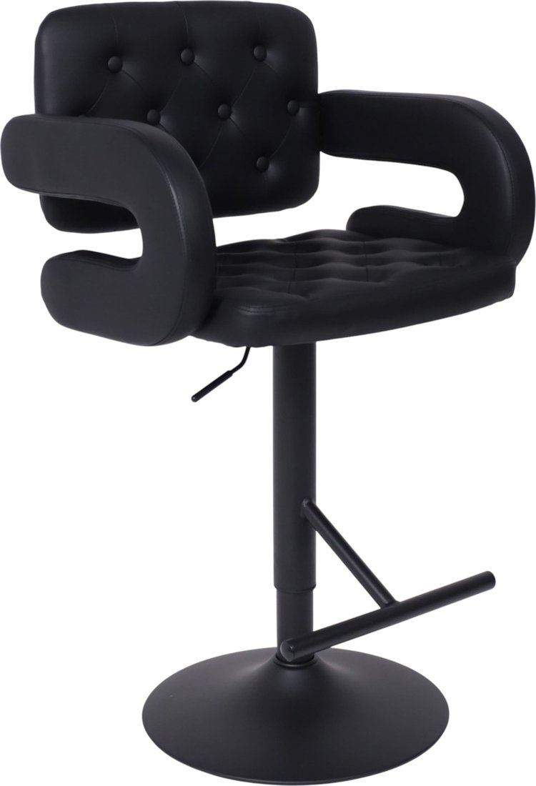 

Стул с подлокотниками AksHome Elton (экокожа, черный/черный)