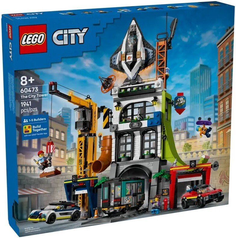 

Конструктор LEGO City 60473 Городская башня