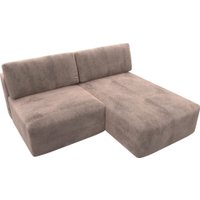 Угловой диван Лига диванов Лига-060 НПБ угол универсальный 129494 (велюр Tower 05 бежевый)