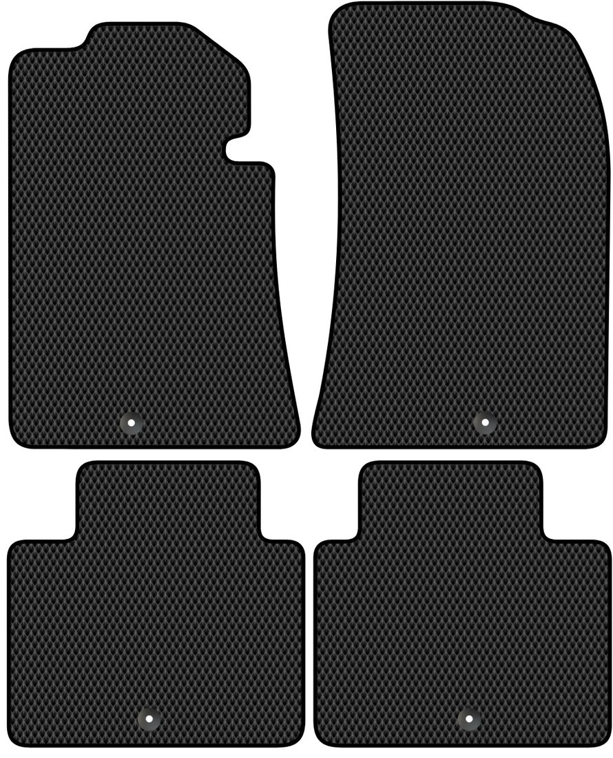 

Комплект ковриков для авто Alicosta Hyundai Genesis I (седан / BH) 2008 - 2014 (черный, ромб)