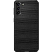 Чехол для телефона Spigen Liquid Air для Galaxy S21 ACS02422 (черный матовый)